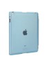iPad Mini Case, iPad Mini 2 / Mini 3 Case,iPad Mini Smart Case Cover [Synthetic Leather] and Translucent Frosted Back Magnetic Cover with Sleep / Wake Function [Ultra Slim] [Light Weight] for Apple iPad Mini 1/2/3-Blue